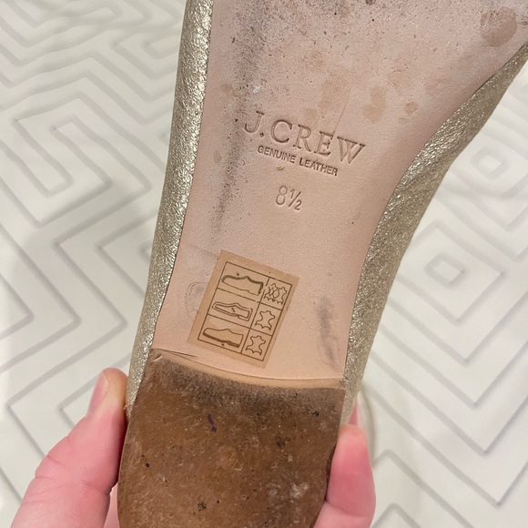 J. Crew Leather Pointed Toe Flats - Picture 11 of 12